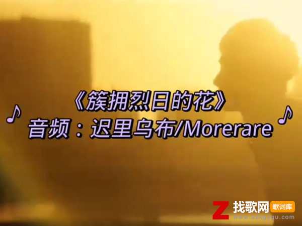 簇拥烈日的花歌词（Morerare音乐/迟里乌布演唱歌曲）