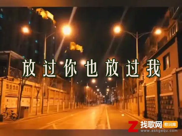 真心换来了什么只剩孤独陪着我是什么歌，《放过你也放过我》歌曲介绍