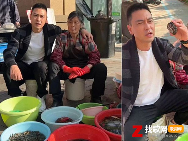 演员李飞怎么了，为什么在街头帮妈妈直播吆喝卖鱼