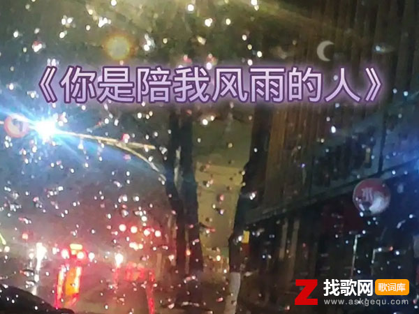 你是陪我风雨的人歌词（红蔷薇演唱歌曲）