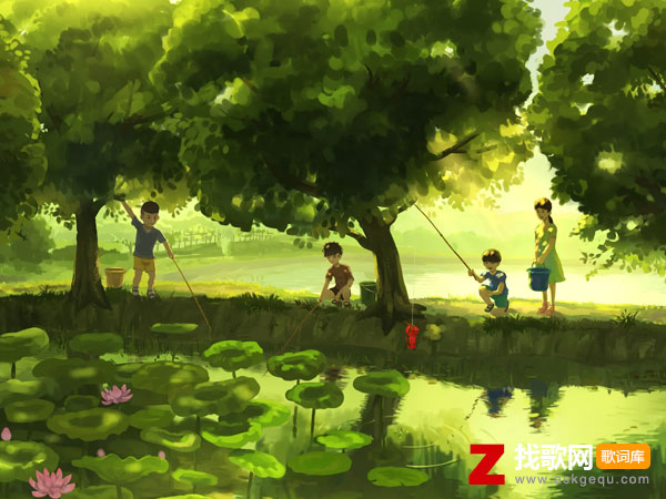池塘边的榕树上是什么歌，《童年》歌曲介绍