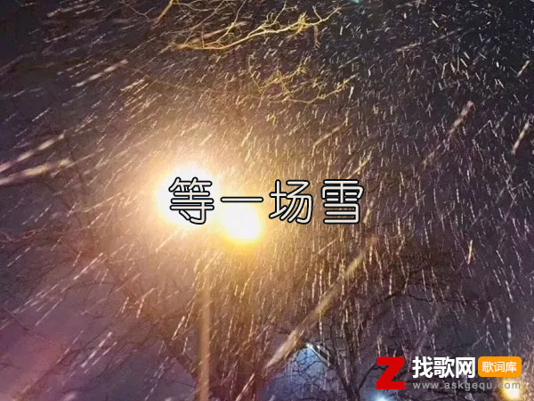 等一场大雪落下埋葬我送你的花是什么歌，《等一场雪》歌曲介绍