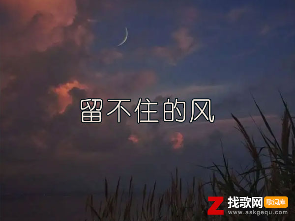 留不住的风歌词（小阿枫演唱歌曲）