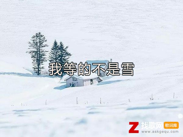 我等的不是雪